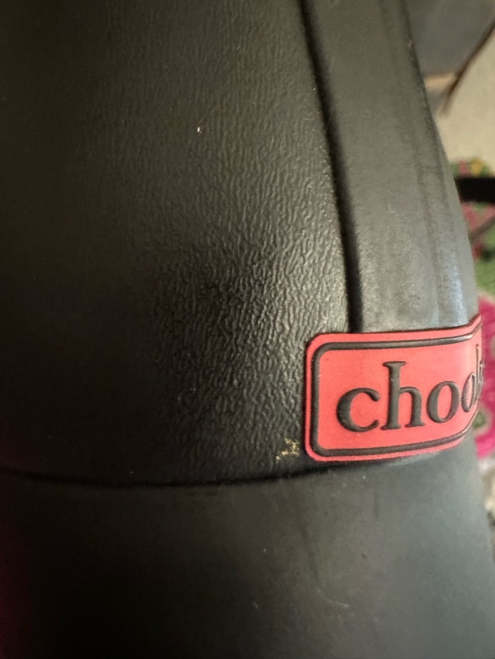 chooka Black Chelsea Rain Ankle Boots with Faux Fur Lining - Picture 8 of 9